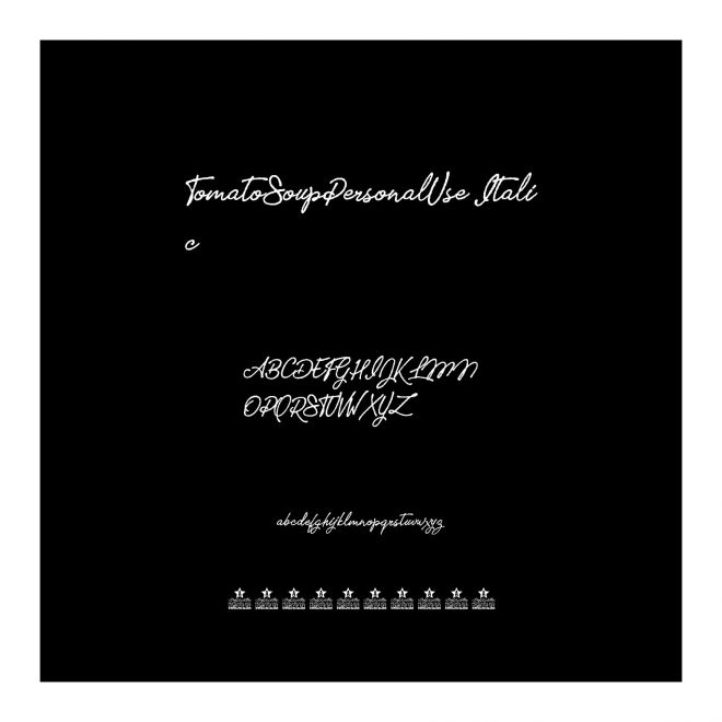 TomatoSoupPersonalUse-Italic