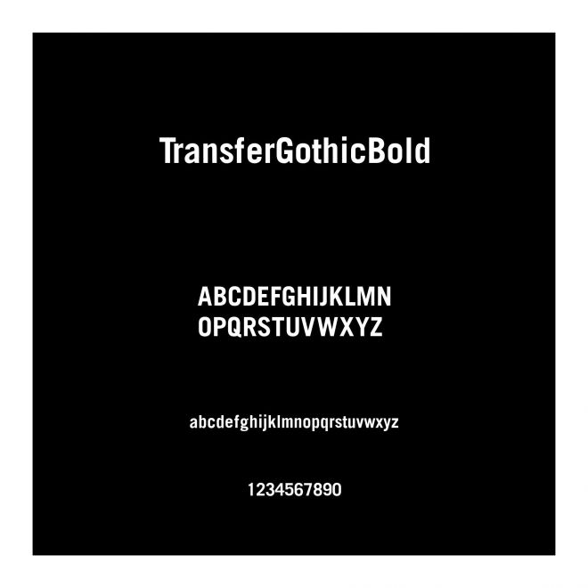 TransferGothic-Bold