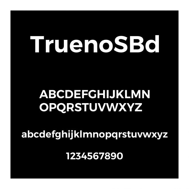 Trueno SemiBold