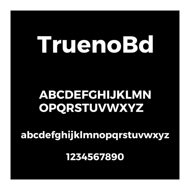 Trueno Bold
