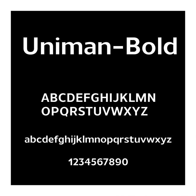 Uniman-Bold