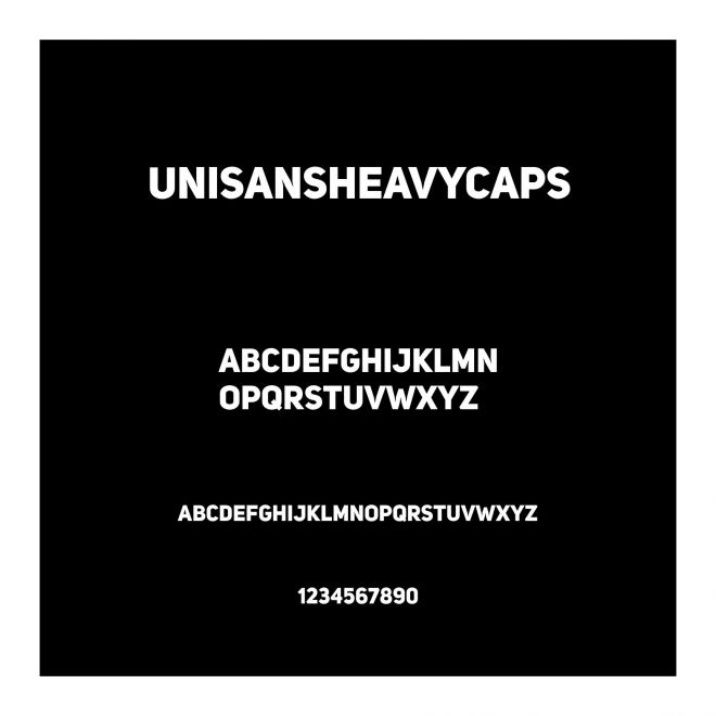 UniSansHeavyCAPS