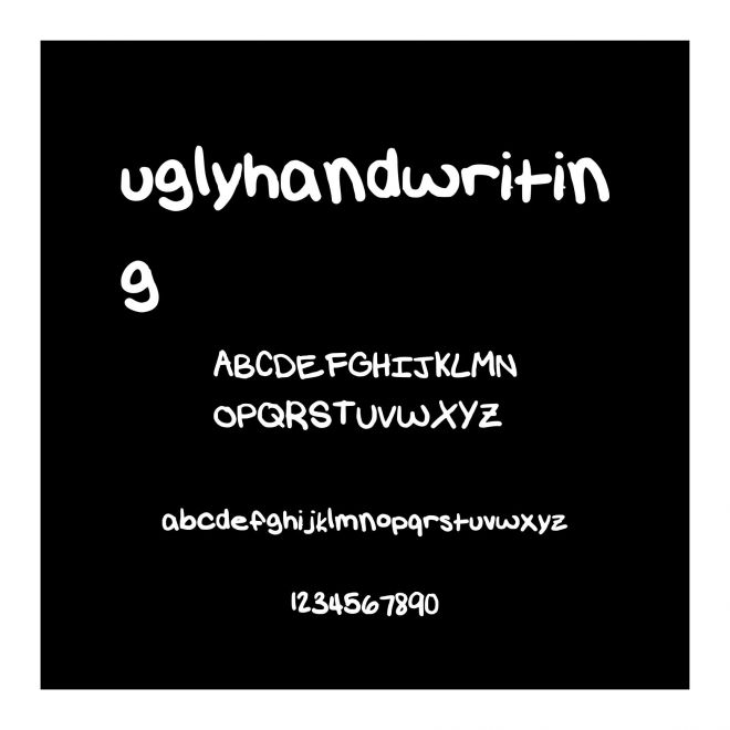 uglyhandwriting