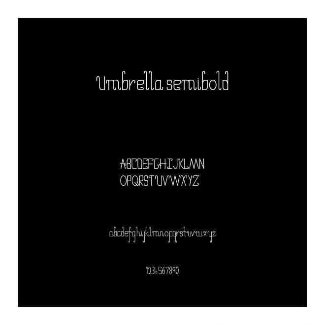 Umbrella semibold