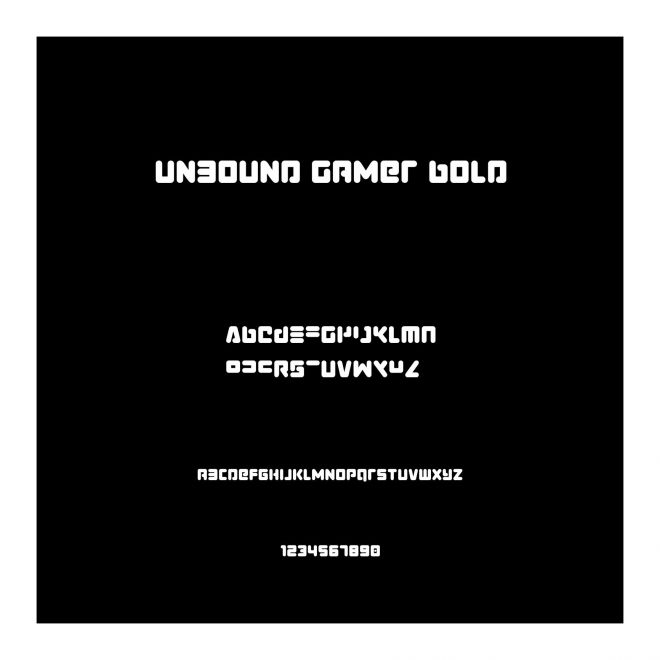 Unbound Gamer Bold