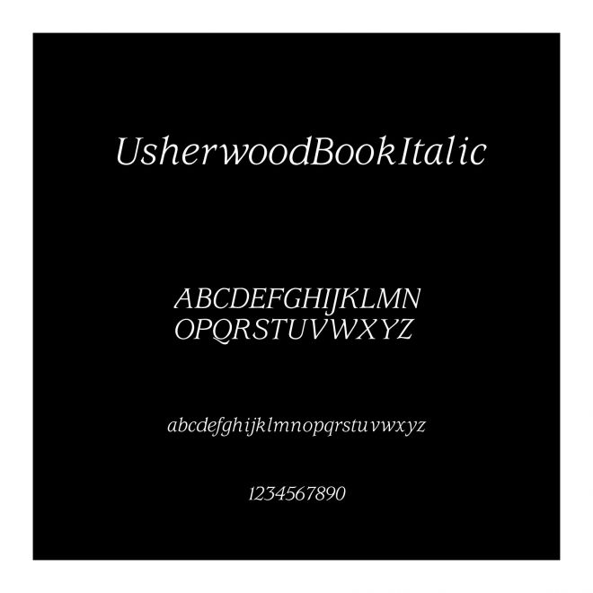 UsherwoodBookItalic
