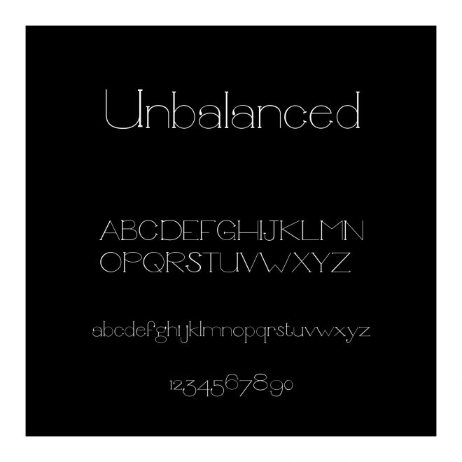 Unbalanced