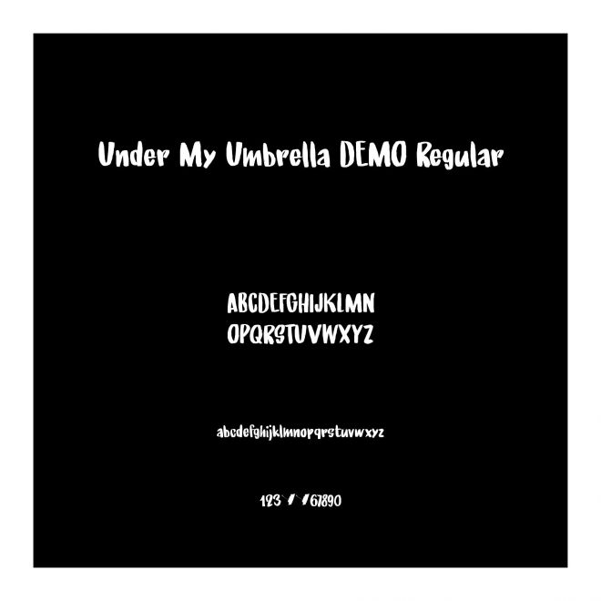 Under My Umbrella DEMO Regular