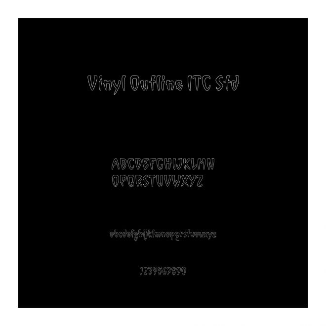 Vinyl Outline ITC Std