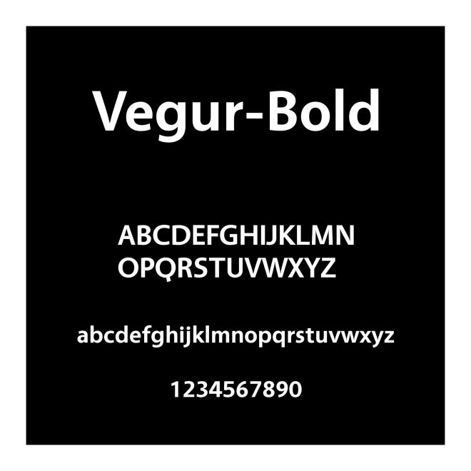 Vegur-Bold