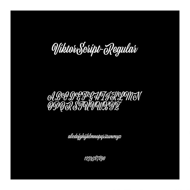 ViktorScript-Regular