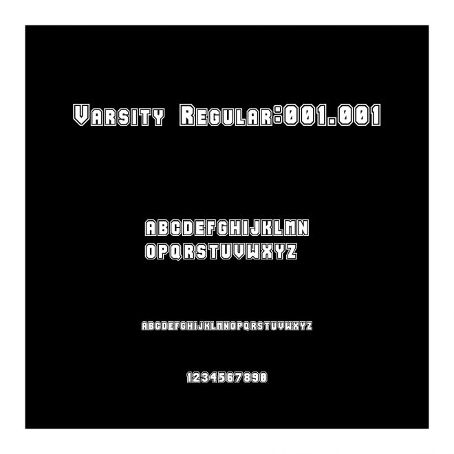 Varsity Regular:001.001