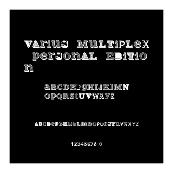 Varius Multiplex Personal Edition