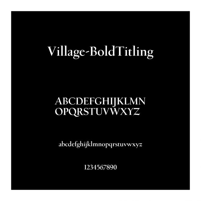 Village-BoldTitling