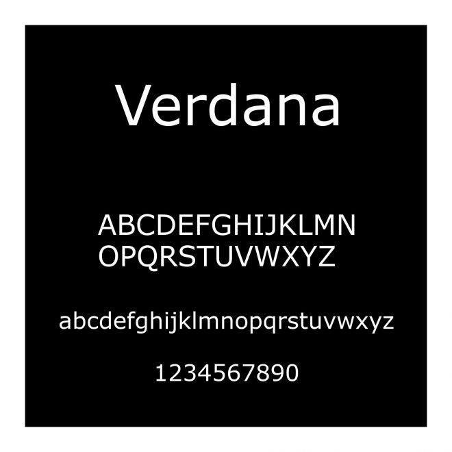 Verdana