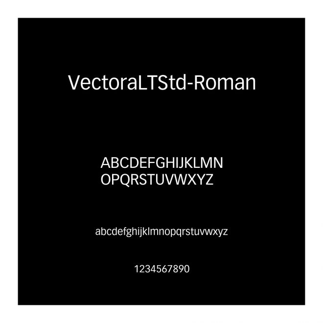 VectoraLTStd-Roman