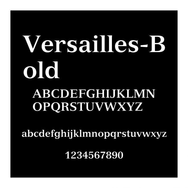 Versailles-Bold