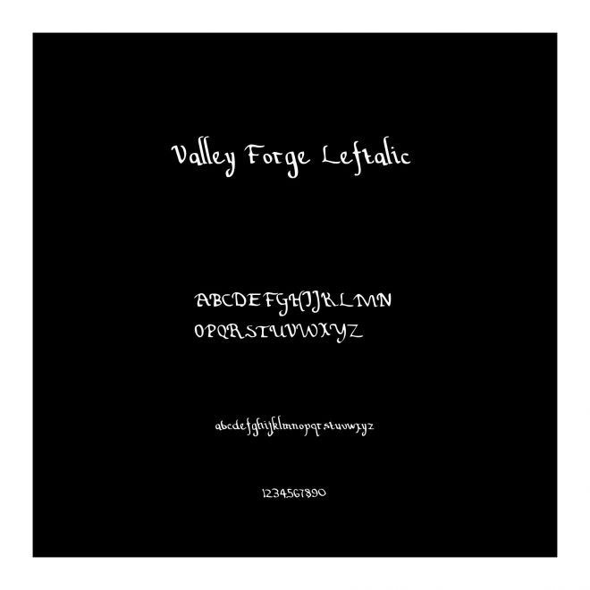 Valley Forge Leftalic