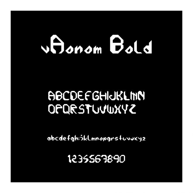 vAonom Bold