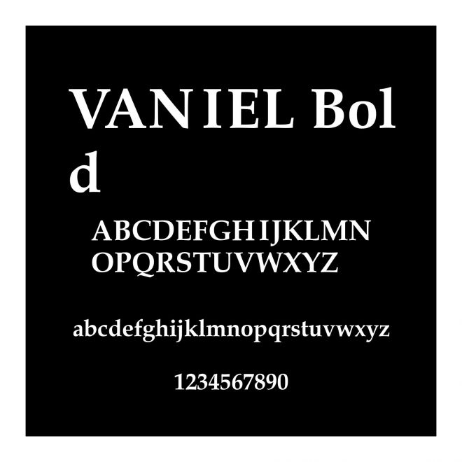 VANIEL Bold