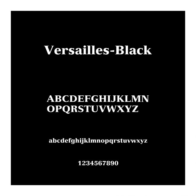 Versailles-Black