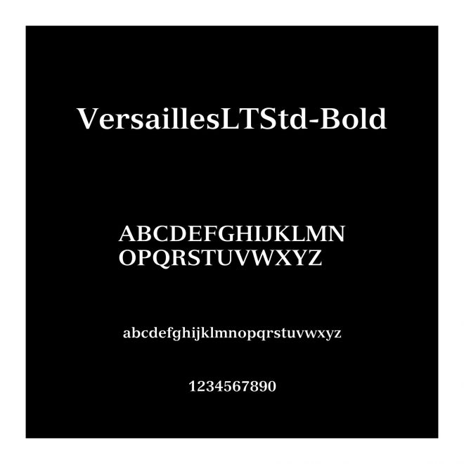 VersaillesLTStd-Bold