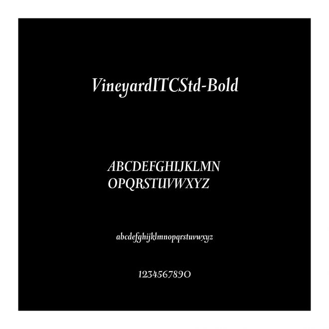 VineyardITCStd-Bold