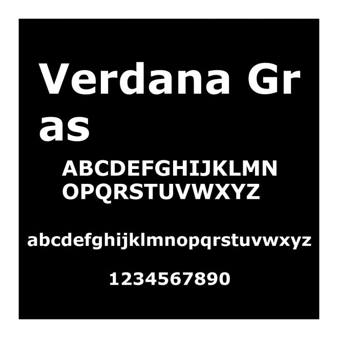 Verdana Gras