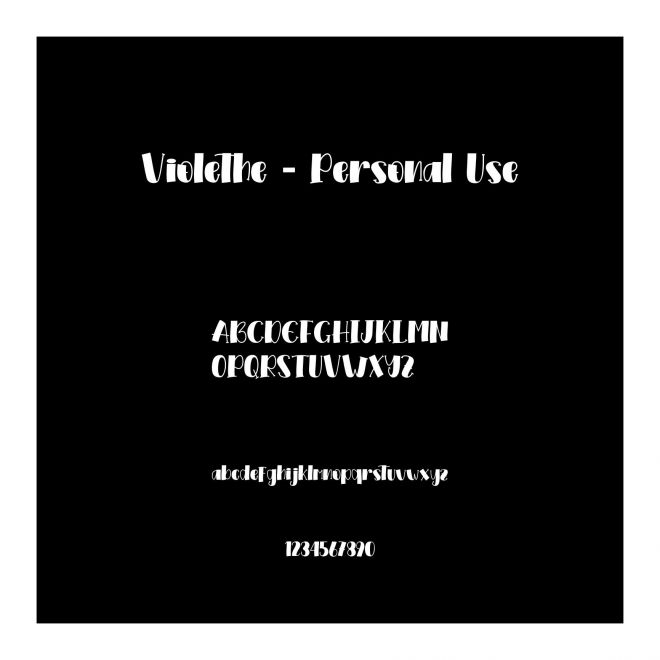 Violethe - Personal Use
