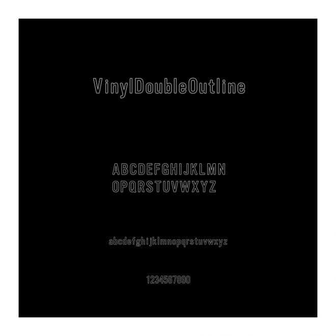 VinylDoubleOutline