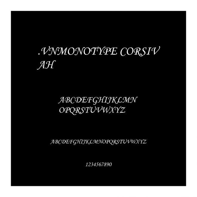 .VnMonotype corsivaH