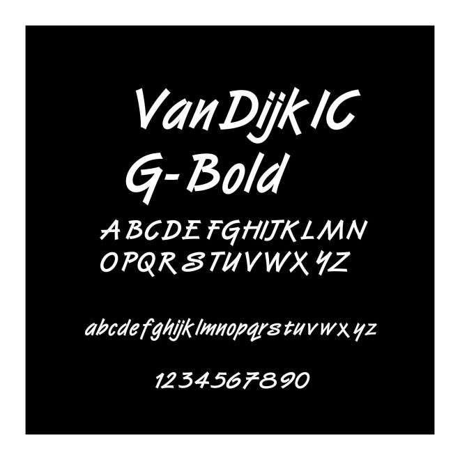 VanDijkICG-Bold