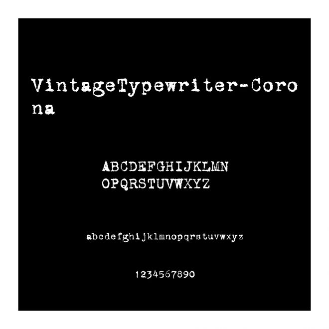 VintageTypewriter-Corona