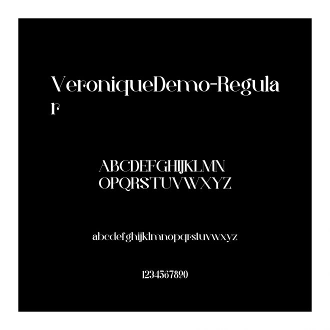 VeroniqueDemo-Regular