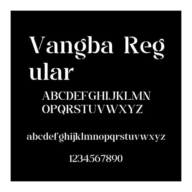 Vangba Regular