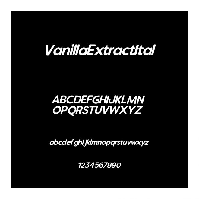 VanillaExtractItal