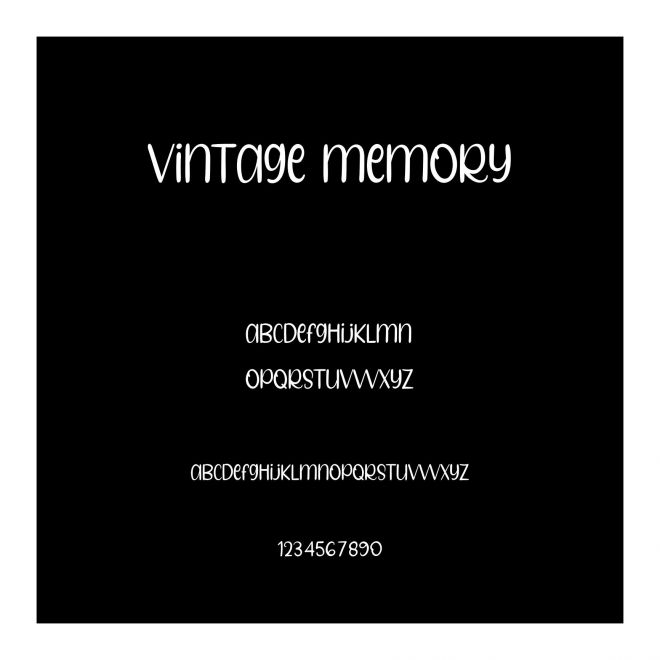 Vintage Memory