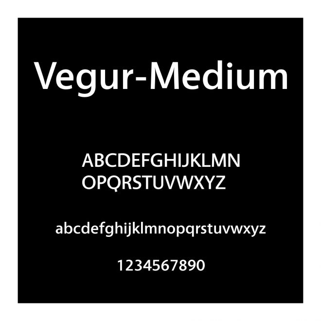 Vegur-Medium