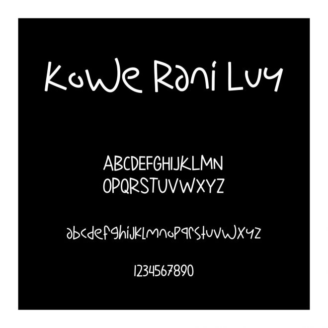 Kowe Rani Luy