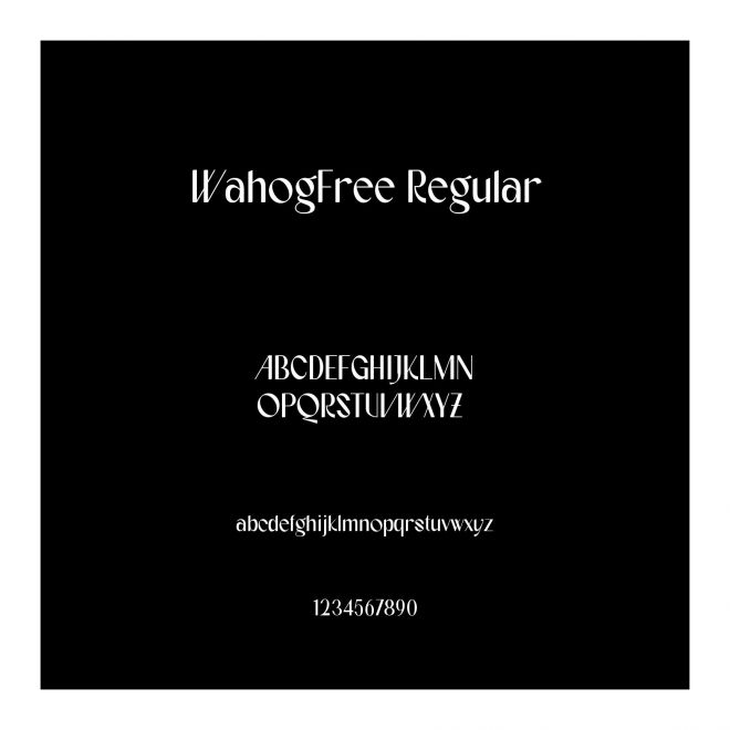 WahogFree Regular