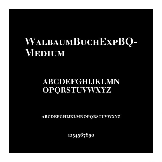 WalbaumBuchExpBQ-Medium