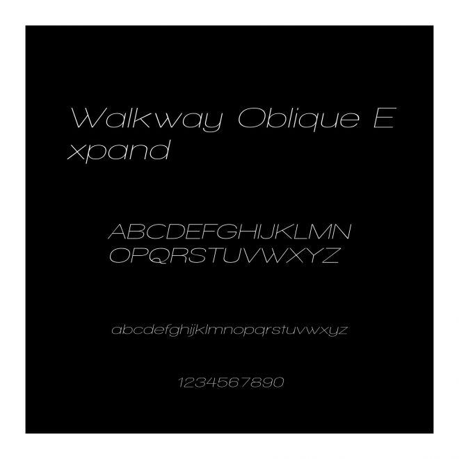 Walkway Oblique Expand 
