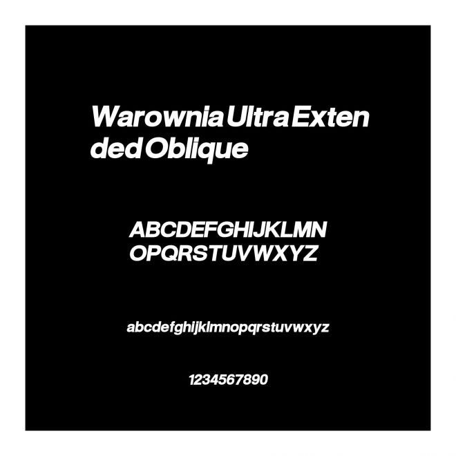 Warownia Ultra Extended Oblique