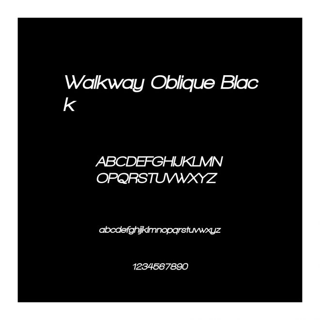 Walkway Oblique Black