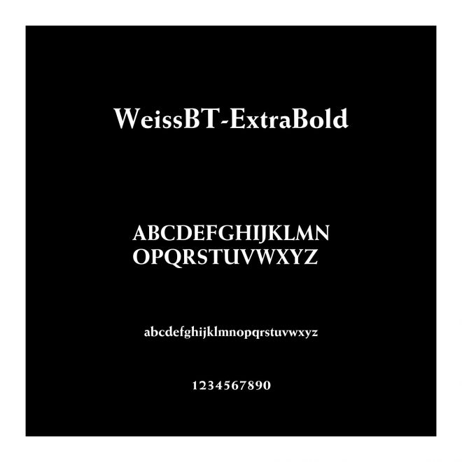 WeissBT-ExtraBold