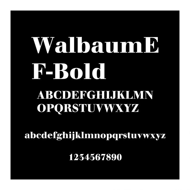 WalbaumEF-Bold