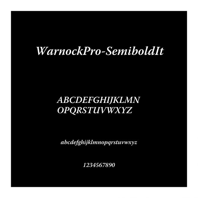 WarnockPro-SemiboldIt