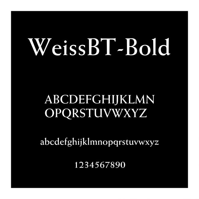 WeissBT-Bold