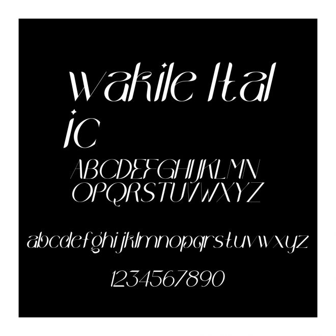 wakile Italic