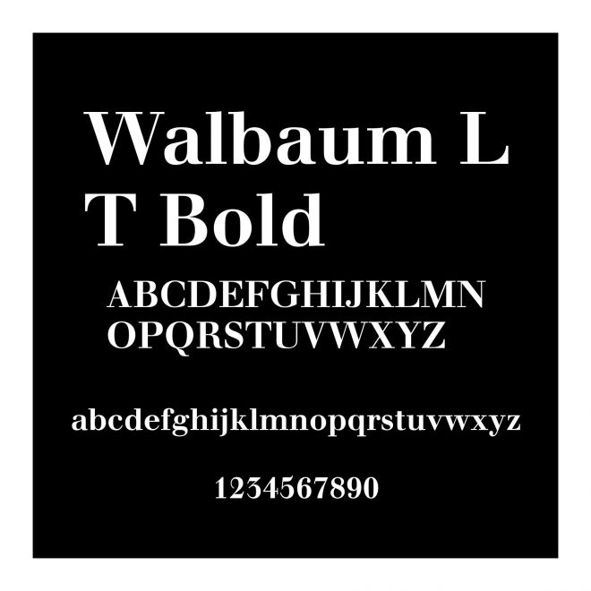 Walbaum LT Bold